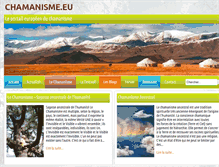 Tablet Screenshot of chamanisme.eu