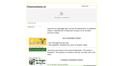 Desktop Screenshot of chamanisme.tv